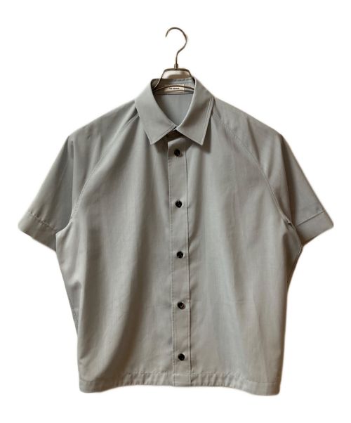 THE RERACS（ザ リラクス）THE RERACS (ザ リラクス) S/S ポリエステル シャツ ブルー サイズ:48の古着・服飾アイテム