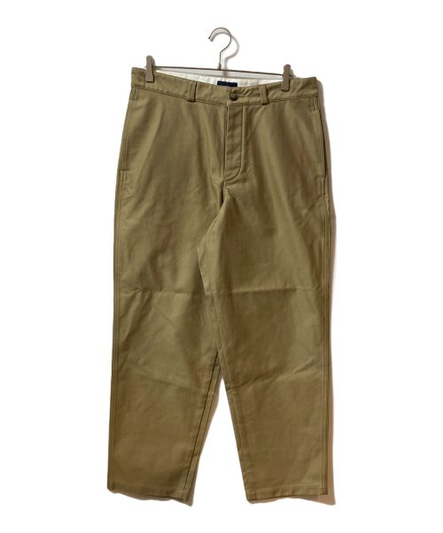 DESCENDANT（ディセンダント）DESCENDANT (ディセンダント) DOZER SATIN TROUSER ベージュ サイズ:SIZE 3の古着・服飾アイテム