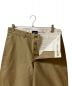 中古・古着 DESCENDANT (ディセンダント) DOZER SATIN TROUSER ベージュ サイズ:SIZE 3：10000円