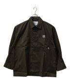 WTAPSダブルタップス）の古着「REPO / LS / CTPL. TWILL. INGREDIENT」｜ブラウン