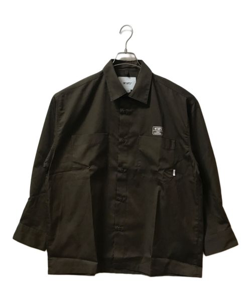 WTAPS（ダブルタップス）WTAPS (ダブルタップス) REPO / LS / CTPL. TWILL. INGREDIENT ブラウン サイズ:X 02の古着・服飾アイテム