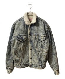 LEVI'S（リーバイス）の古着「ケミカルウォッシュボアトラッカージャケット」｜インディゴ