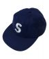 SUPREME（シュプリーム）の古着「S Logo 6-Panel Cap」｜ネイビー