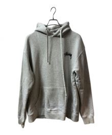 stussy（ステューシー）の古着「Plush Hoodie Ash Heather」｜グレー