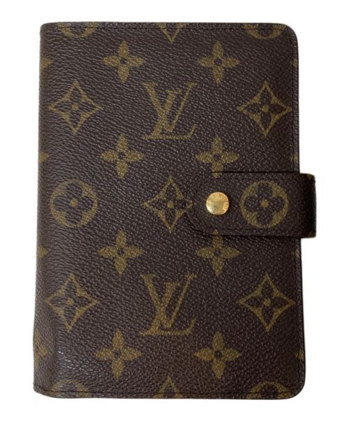 LOUIS VUITTON（ルイ ヴィトン）LOUIS VUITTON (ルイ ヴィトン) ポルトパピエ・ジップ ブラウンの古着・服飾アイテム