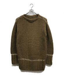 MM6 Maison Margiela（エムエムシックス メゾンマルジェラ）の古着「オーバーサイズニット」｜カーキ