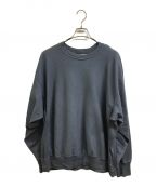 BLURHMSブラームス）の古着「Light Sweat Crew-neck P/O」｜ブルー