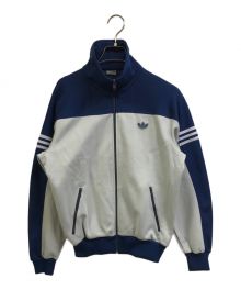 adidas（アディダス）の古着「ヴィンテージトラックジャケット」｜ブルー×グレー