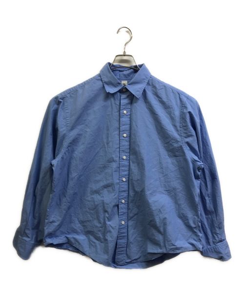 LE（エルイー）LE (エルイー) WIDE Reguler Collar ブルー サイズ:1の古着・服飾アイテム