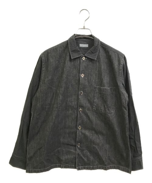 COMME des GARCONS HOMME（コムデギャルソン オム）COMME des GARCONS HOMME (コムデギャルソン オム) デニム切替シャツ ブラック サイズ:ーの古着・服飾アイテム