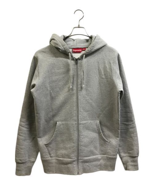 SUPREME（シュプリーム）SUPREME (シュプリーム) Felt Hooded Logo Zip Up Sweat グレー サイズ:Mの古着・服飾アイテム