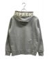 SUPREME (シュプリーム) Felt Hooded Logo Zip Up Sweat グレー サイズ:M：15000円