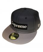 SUPREME×New Eraシュプリーム×ニューエラ）の古着「Gradient Box Logo New Era」｜ブラック