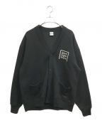 goodnight5toreグッドナイトストア）の古着「logo cardigan」｜ブラック