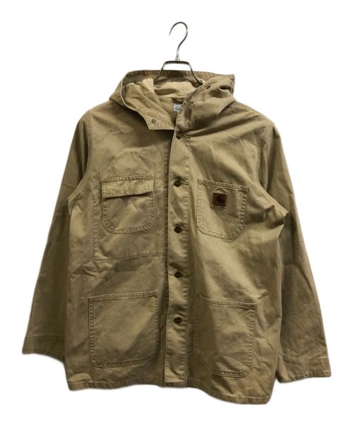 CarHartt（カーハート）CarHartt (カーハート) フーデッドカバーオール ブラウン サイズ:Mの古着・服飾アイテム