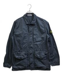 STONE ISLAND（ストーンアイランド）の古着「GARMENT DYED SHIRT JACKET」｜ネイビー