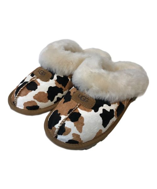 UGG（アグ）UGG (アグ) Coquette Cow Print CHESTNUT ブラウン サイズ:7の古着・服飾アイテム