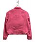 HELMUT LANG (ヘルムートラング) Pink Denim Trucker Jacket ピンク サイズ:XXL：15000円