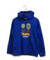 A BATHING APE（アベイシングエイプ）の古着「HATTORI KUN PULLOVER HOODIE」｜ブルー