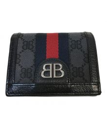 BALENCIAGA×GUCCI（バレンシアガ×グッチ）の古着「コンパクトウォレット」｜ブラック