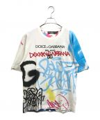 DOLCE & GABBANAドルチェ＆ガッバーナ）の古着「総柄Tシャツ」｜マルチカラー