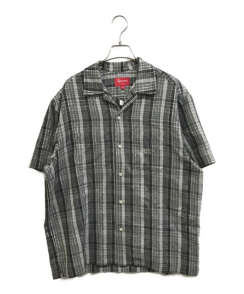 SUPREME（シュプリーム）SUPREME (シュプリーム) Metallic Plaid S/S Shirt グレー サイズ:Mの古着・服飾アイテム