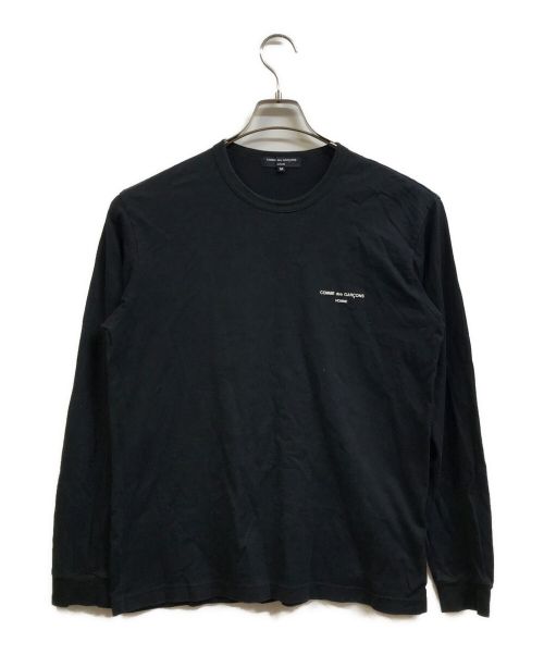 COMME des GARCONS HOMME（コムデギャルソン オム）COMME des GARCONS HOMME (コムデギャルソン オム) 長袖Tシャツ ブラック サイズ:Mの古着・服飾アイテム