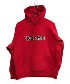 SUPREMEシュプリーム）の古着「Preme Hooded Sweatshirt」｜レッド