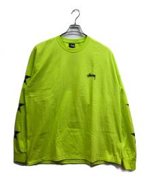 stussy（ステューシー）の古着「STARS LS TEE」｜グリーン