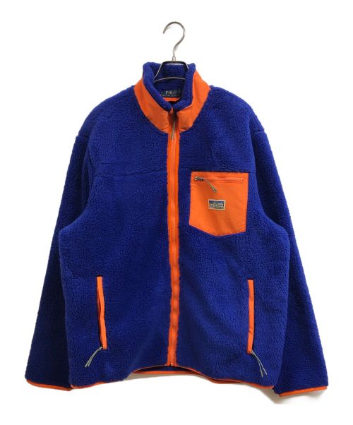 POLO RALPH LAUREN（ポロ・ラルフローレン）POLO RALPH LAUREN (ポロ・ラルフローレン) フリースジャケット ブルー サイズ:XL 未使用品の古着・服飾アイテム