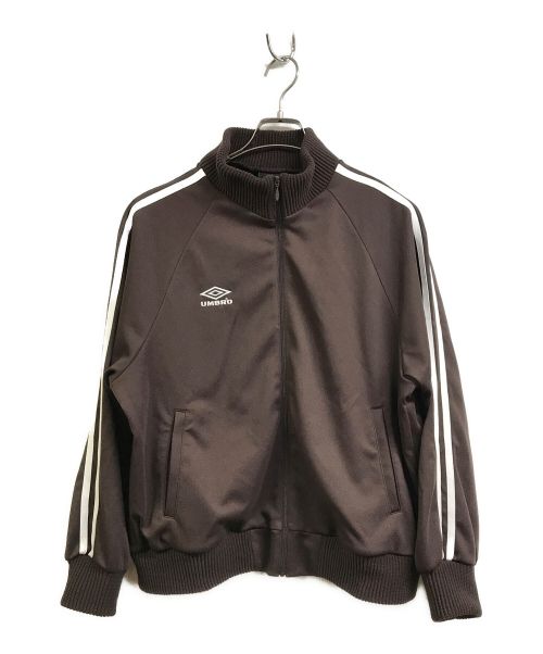 UMBRO（アンブロ）UMBRO (アンブロ) BELPER (ベルパー) M TO R (ムウトアール) JERSEY TRACK JACKET ブラウン サイズ:M 未使用品の古着・服飾アイテム