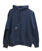 WTAPSダブルタップス）の古着「CROSS BONES HOODY」｜ネイビー