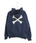 WTAPS (ダブルタップス) CROSS BONES HOODY ネイビー サイズ:X03：15000円