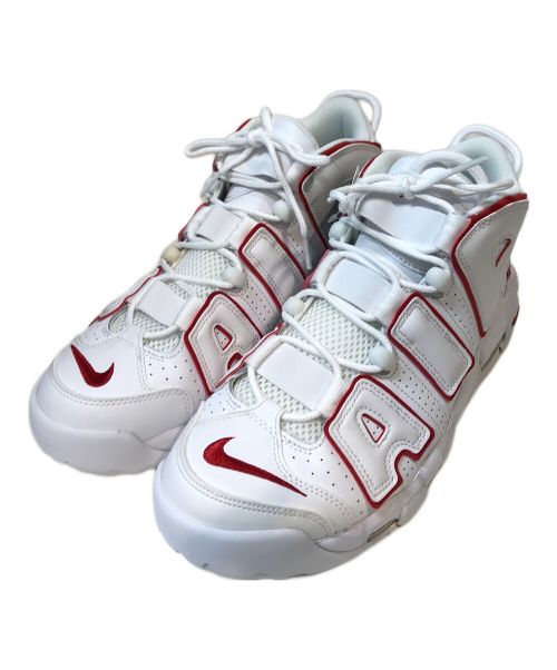 NIKE（ナイキ）NIKE (ナイキ) AIR MORE UPTEMPO 96 ホワイト×レッド サイズ:8.5の古着・服飾アイテム