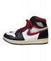 NIKE (ナイキ) AIR JORDAN 1 RETRO HIGH OG レッド×ブラック サイズ:8.5：13000円