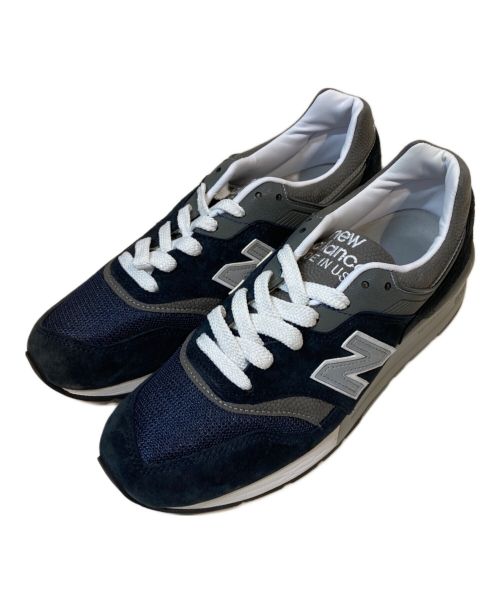 NEW BALANCE（ニューバランス）NEW BALANCE (ニューバランス) ローカットスニーカー ネイビー サイズ:US7.5の古着・服飾アイテム