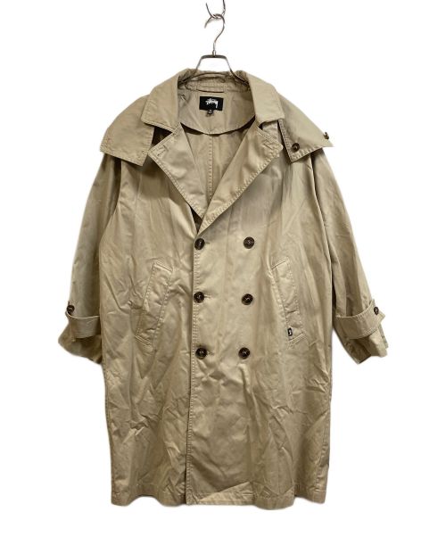 stussy（ステューシー）stussy (ステューシー) SOLAR TRENCH COAT ベージュ サイズ:Sの古着・服飾アイテム