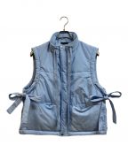 Candy Stripperキャンディーストリッパー）の古着「DROP THE STRINGS PADDING VEST」｜ブルー