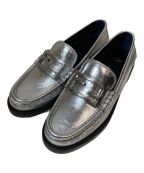 FENDIフェンディ）の古着「baguette loafers」｜シルバー