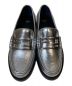 中古・古着 FENDI (フェンディ) baguette loafers シルバー サイズ:SIZE 38：40000円