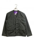 THE NORTHFACE PURPLELABELザ・ノースフェイス パープルレーベル）の古着「Midweight 65/35 Hopper Field Cardigan」｜グレー