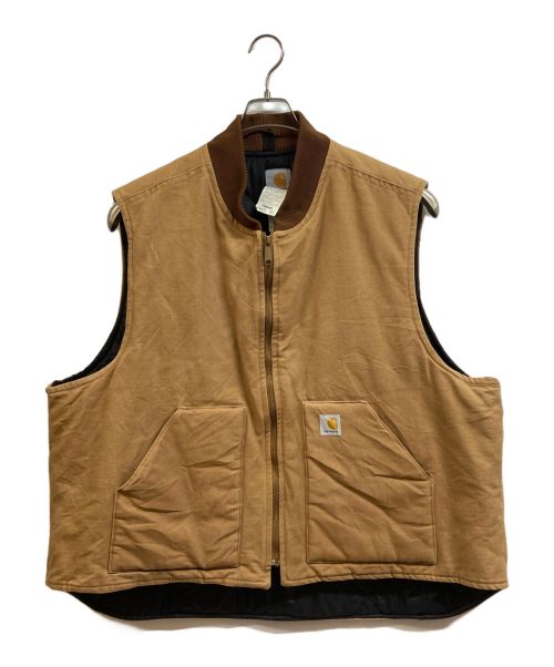 CarHartt（カーハート）CarHartt (カーハート) ダックベスト ブラウン サイズ:3XLの古着・服飾アイテム