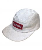 SUPREMEシュプリーム）の古着「Checker Weave Camp Cap」｜ホワイト