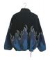 RADIALL (ラディアル) FLAMES - ZIP UP BLOUSON ブルー×ブラック サイズ:LARGE：18000円