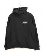 stussyステューシー）の古着「SOULプリントフーディ―」｜ブラック