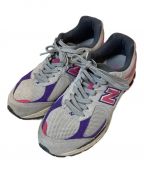 NEW BALANCEニューバランス）の古着「ローカットスニーカー」｜グレー×ピンク