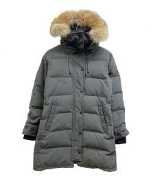 CANADA GOOSE（カナダグース）の古着「シェルバーンパーカロングダウンジャケット」｜グレー