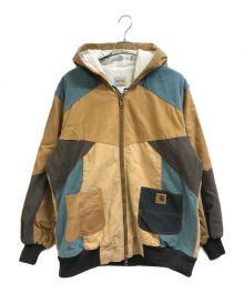 CarHartt（カーハート）の古着「パッチワークジャケット」｜ベージュ