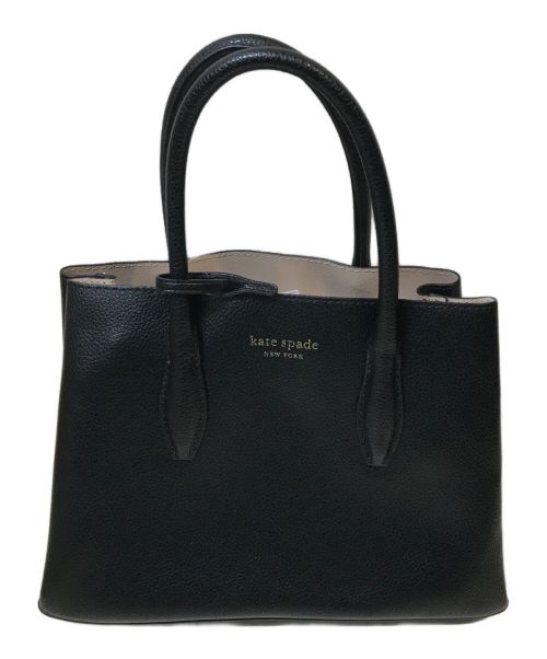 Kate Spade（ケイトスペード）Kate Spade (ケイトスペード) サッチェルエヴァハンドバッグ ブラックの古着・服飾アイテム