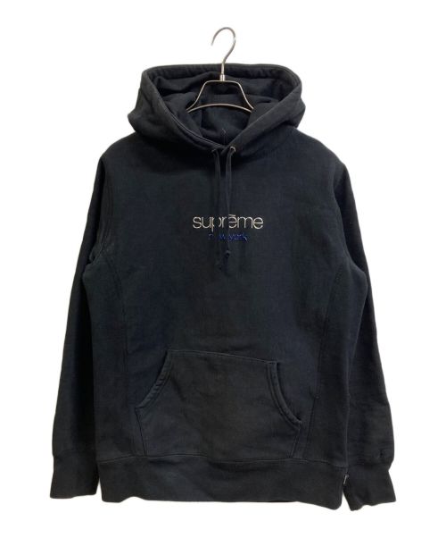 SUPREME（シュプリーム）SUPREME (シュプリーム) Chrome Classic Logo Hooded Sweatshirt ブラック サイズ:SMALLの古着・服飾アイテム